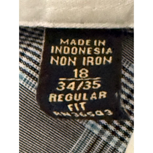 Donald J Trump Signature Collection Plaid Short Sleeve Button‎ Up Shirt - Picture 3 of 7